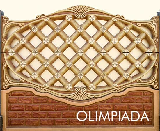 garduri din beton armat vopsite modele