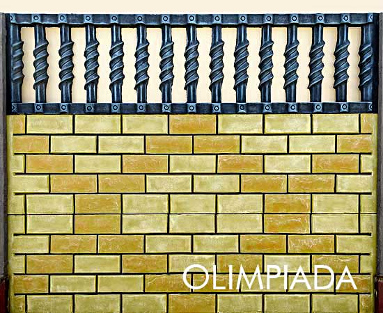 garduri din beton armat vopsite modele