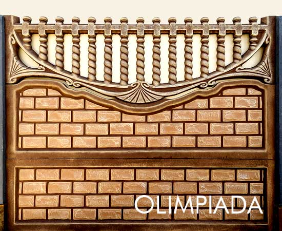 garduri din beton armat vopsite modele