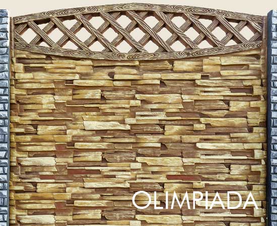 garduri din beton armat vopsite modele