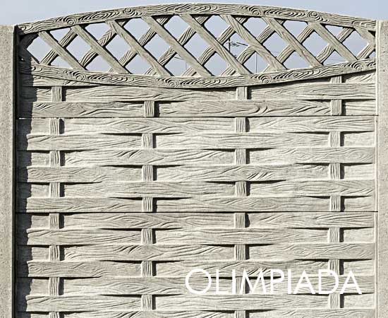 garduri din beton armat vopsite modele