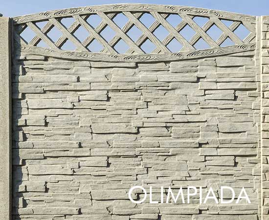 garduri din beton armat vopsite modele