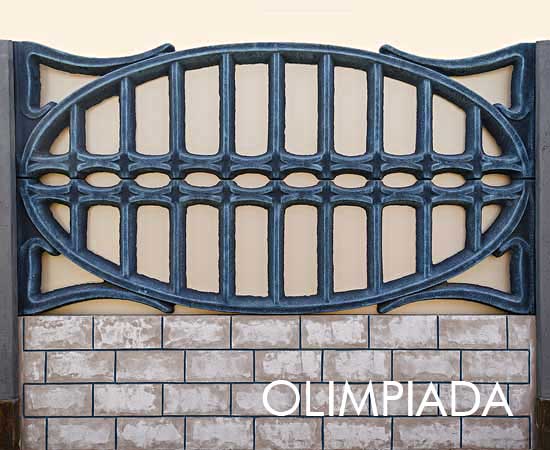 garduri din beton armat vopsite modele